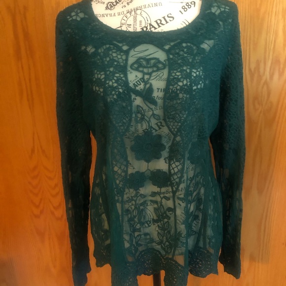 Maurices Lace Boho Top - Picture 4 of 12